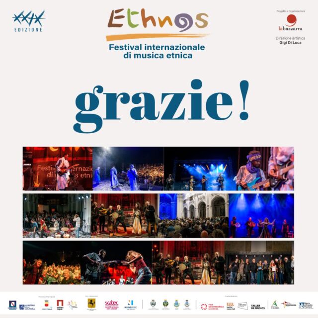 Anche quest'anno siete stati in tantissimi a seguire i concerti del Festival Ethnos! 
Grazie davvero da parte del direttore artistico Gigi Di Luca e di tutto lo staff che per mesi ha lavorato alla realizzazione di questa XXIX Edizione. Senza di voi tutto questo non sarebbe possibile ❤️
Il Festival Ethnos torna l'anno prossimo con la XXX Edizione! 
__
#ethnos24
#festivalethnos